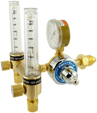 FLOWMETER ARGON DUAL TUBE CGA-580